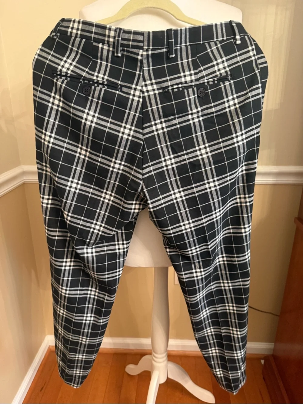 Boohoo tailored plaid